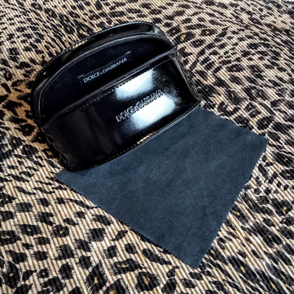 Dolce & Gabbana Sunglass Case with Polishing Cloth
